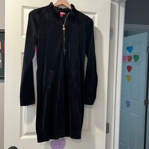 Lilly Pulitzer velvet popover dress